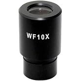 AmScope EP10X23-S WF10X Microscope Eyepiece, 23mm, Single | 10X Magnification Power 23 mm Mounting Size (in diameter) Wide Field of View