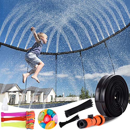 Sprinkler for Trampoline, Trampoline Water Sprinkler for Kids 39FT