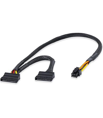 PCIe 6Pin 1 A 3 IDE SATA GPU PCI-E 8Pin A 2 Puerto 6 2pin Cable De Alimentacion Para Corsair Cx850m Cx750m Cx600m Cx500m Cx430m 4001295385279