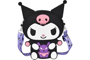 ENENSET Kawaii Kitty Bag with Adjustable Shoulder Strap, Zipper Handbag Cute Kitty Coin Wallet Purse Shoulder Bag,
