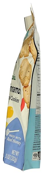 365 BY WHOLE FOODS MARKET, ORGANIC HONEY CINNAMON WHOLE GRAIN ANIMAL COOKIES, 11 OUNCE