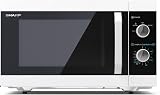 Sharp YC-MS31U-W 23L 900W Microwave 5 Power Levels Defrost Mechanical