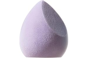 JUNO & Co. Microfiber Makeup Sponge, Dual Layer Technology for Full Coverage Flawless Makeup Blender for Foundation, Powder and Cream (Lavender Style and Purple Color)