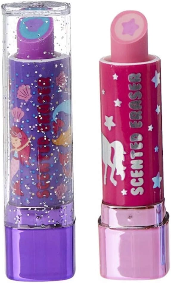Smiggle Mystical Eraser Lipstick x2 Twin Pack (Pink/Purple) Amazon.co