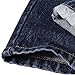 Boys Distressed Destroyed Ripped Holes Denim Jeans Bib Overalls Pants Blue 8-9 Years = Tag 140