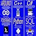 Coding Languages Halfway: 6 Books in 1: Programming in Arduino, C++, C#, Powershell, Python & SQL by