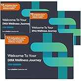 Methylation Test Complete Ultimate 13 Gene Wellness Analysis | 3-Pack Family Kits Over 120 Reports for Nutrition, Fitness, Vitamins, Sleep, Skincare