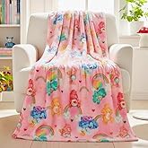 Care Bears Nostalgic Classic Bedding Super Soft Plush Cozy Throw, 46 in x 60 in, (Officially Licensed Product) by Franco Collectibles
