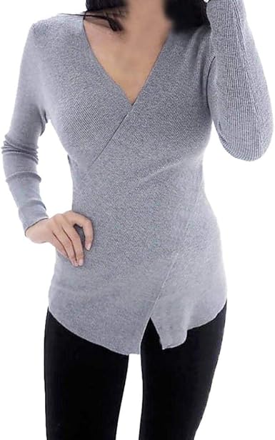 blusa cruzada en el busto