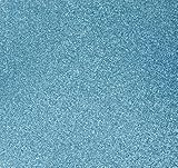 Light Blue Flourite Glitter Cardstock, by Paper Supply Station 15 Identical Sheets 12