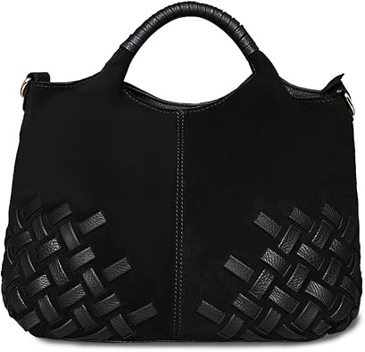 leather weave bag