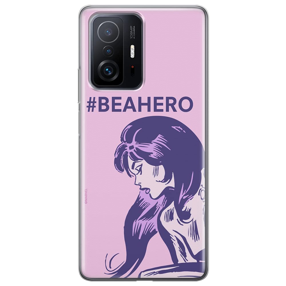 ERT GROUP mobile phone case for Xiaomi 11T 5G / 11T PRO 5G original and officially Licensed Marvel pattern Black Widow 004 optimally adapted to the shape of the mobile phone, case made of TPU