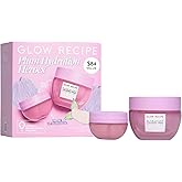 Glow Recipe Plum Hydration Heroes Holiday Kit - Plum Plump Hyaluronic Acid Cream (50ml) & Ultra Moisturizing Gloss Balm (15ml) - Hydrate, Plump, and Balance Dry Skin & Parched Lips - Vegan Set (2-Pc)