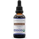 Secrets of the Tribe Dandelion Root USDA Organic | Alcohol-Free Extract, High-Potency Herbal Drops | Made from 100% Certified Organic Taraxacum Officinale Dried Root (2 oz)