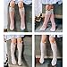 Haley Clothes Cute Girls No Heel Design Pink Elements Fox Cat Rabbit Knee High Socks (6 Pairs) Pink free size