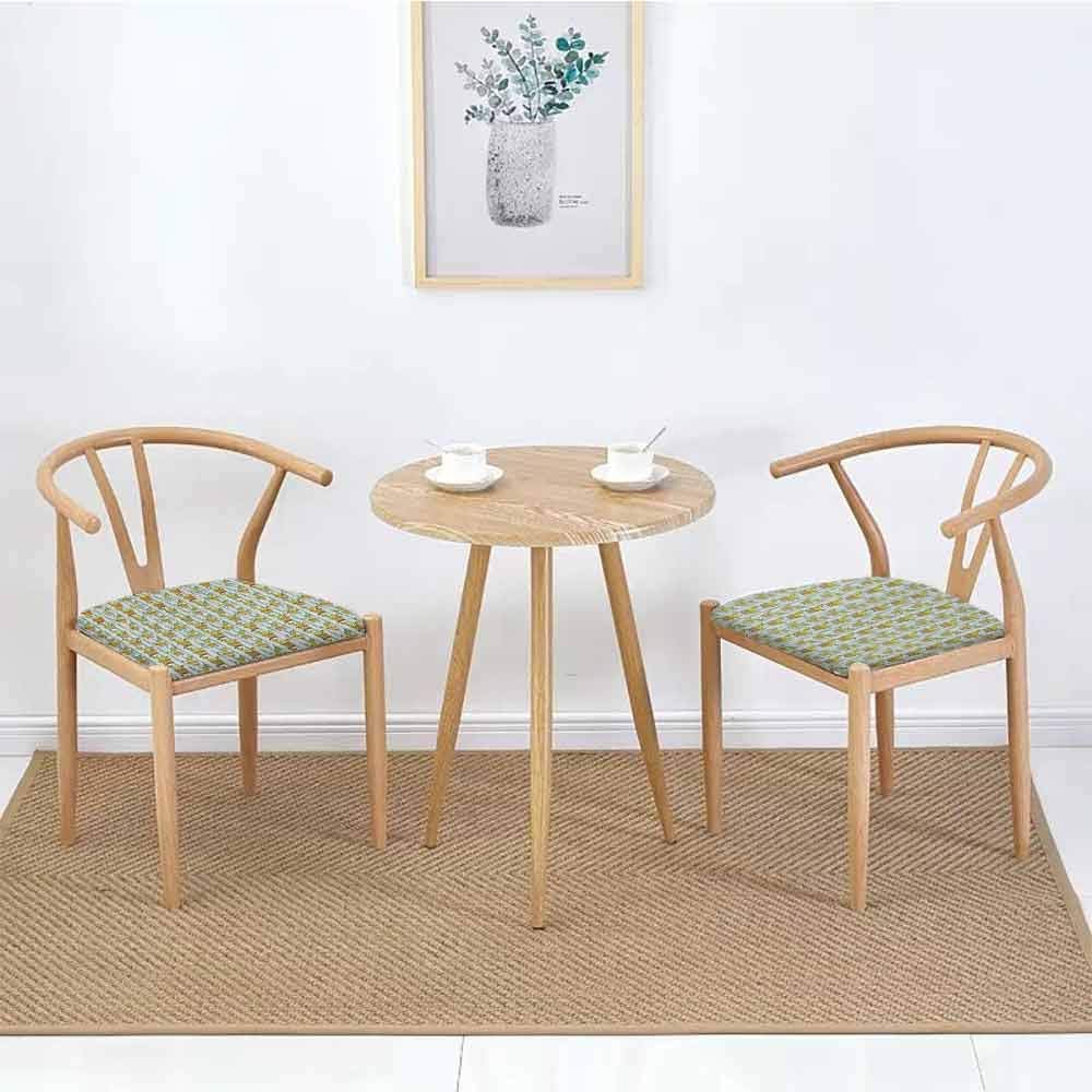 Best Orange Chevron Kitchen Chair Cushions