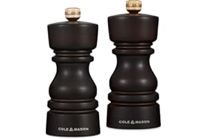 Cole & Mason London Refillable Spice Mill - Kitchen & Home Accessory - Salt & Pepper Grinder Set - Salt Mill with Ceramic Mec