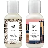 R+Co Dallas Biotin Shampoo + Conditioner Travel Set | Adds Volume, Strength & Fullness | Vegan + Cruelty Free | 2oz (Pack of 2)