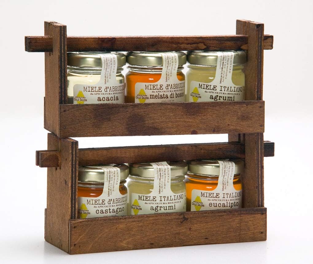 Miele Biologico Italiano Non Pastorizzato Confezione Regalo Tris Di Legno Apicoltura Colle Salera Agrumi Ciliegio Lupinella Amazon It Alimentari E Cura Della Casa