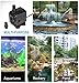 PetOde 400 GPH (1500/H, 25W, 115V) Submersible Water Pump Ultra Quiet Sump Pumps for Pond, Aquarium, Fish Tank Fountain, Hydroponics Statuary Water Pumps with 8.2ft Power Cord