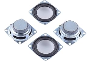 Cylewet 4Pcs 2inch 4Ohm 3W Full Range Audio Speaker Stereo Woofer Loudspeaker for Arduino and DIY Speaker (Pack of 4) CYT1120