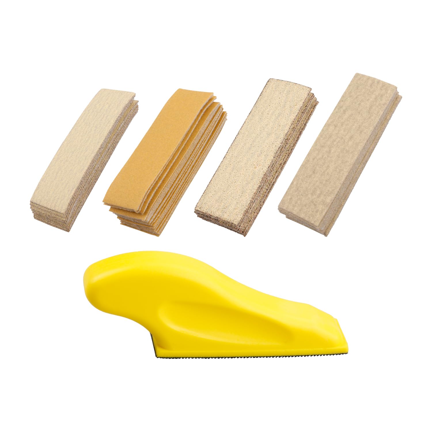 Luckious Micro Sander Kit with 50Pcs Sand Paper - Wet Dry Detail Sandpaper, Ideal for Crafts, Wood Finishing, Metal Polishing