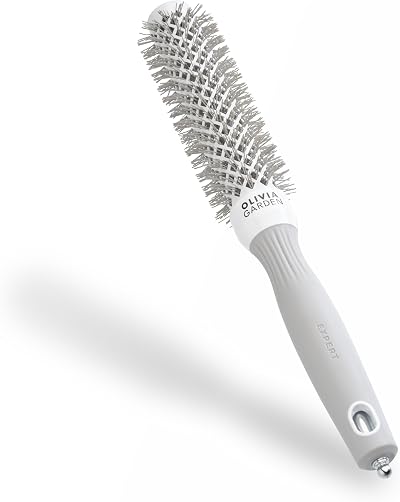Olivia Garden Expert Blowout Speed White Grey 25 Ceramic Round Brush