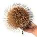 LITHER Genuine Raccoon Fur Pom Pom Puff Ball Car Keyring/Bag Purse Charm