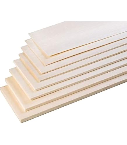 10 Tiras De Madera De Balsa 30x9x9 Mm - Para Manualidades, Modelismo Y Proyectos Artesanales