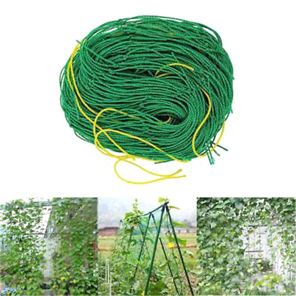 7thLake 1 Piece Plant Net Support Net Garden Net Climbing Frame Nylon Lattice Net Creeper Net for Vine, Vine and Veggie Trellis Net, 2.7X1.8m, Green