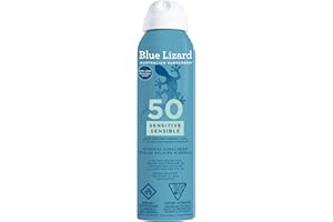 Blue Lizard Kids Mineral Sunscreen Spray SPF 50, with Zinc Oxide, 148 ml
