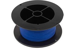 RIO Products Dacron Fly Line Backing - High Strength Braided Line with Low Stretch - Super Smooth Fly Reel Backing - 30LB - 300YD - Dark Blue