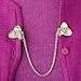 Evelots Sweater Collar Clip-Shawl/Blouse/Vest/Cardigan-All Occasion-Asst. Styles