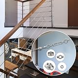 VonLux 35m Stainless Steel Wire Rope Plant Trellis Kit Turnbuckle Tensioner view 6