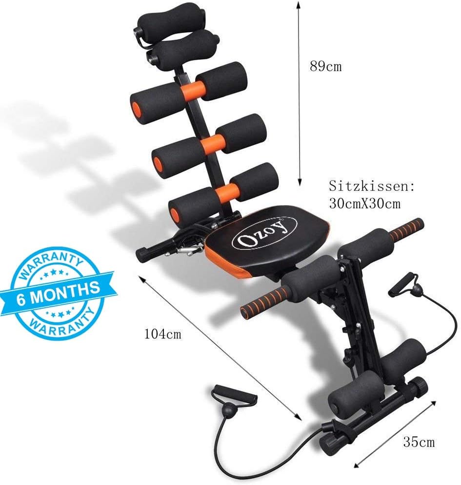 Ozoy Six Pack Abs Exerciser/ 6 Pack Machine 20 Different Mode for Exercise and Fitness Without Cycle