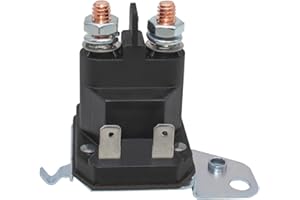 HPEVA Starter Solenoid 762-1261-211-50 762-1261-211-51, 12V 100A 4 Terminals Lawn Mower Solenoid Compatible With MTD Lawn Mower Tractors, Compatible With Trombetta 862-1241-211-12 & Craftsman 532192507