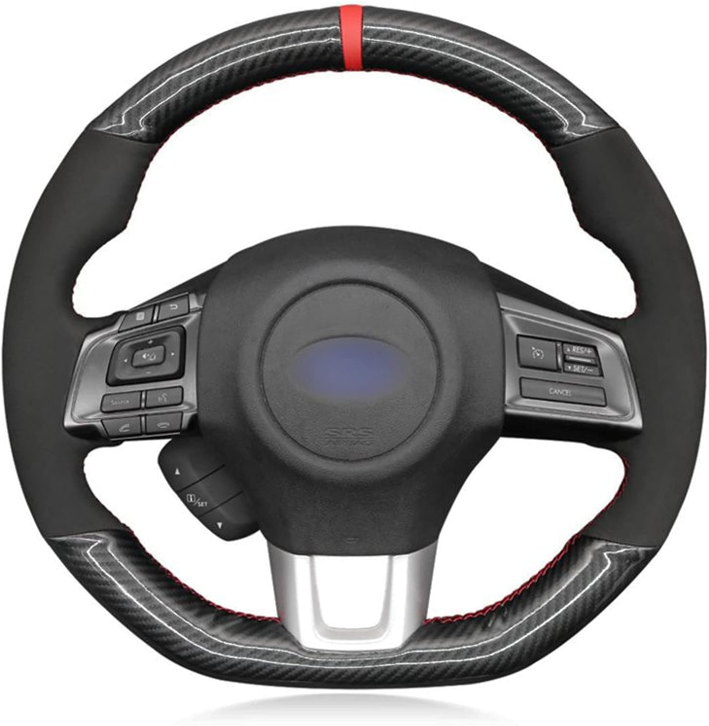 Handstitched Car Steering Wheel Cover,For Subaru WRX (STI) 2015