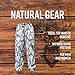 Natural Gear Snow Cover-up Pant Men’s Camo Pants, Snow Pants Made from 100% Brushed Poly Tricot, Waterproof, Windproof