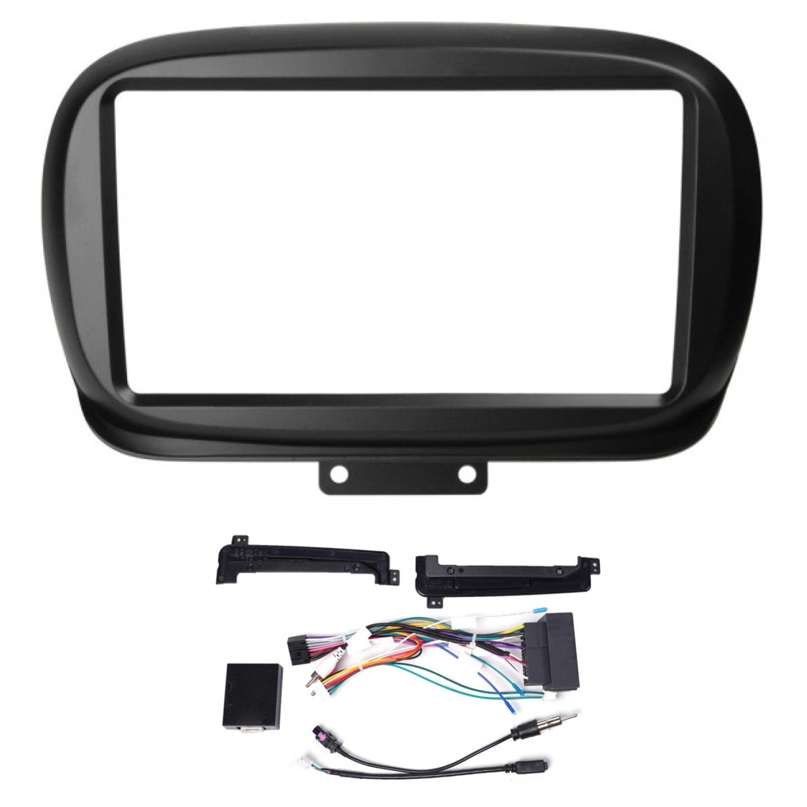 Sound-way - 9" inch dash car stereo facia radio adapter compatible with Fiat 500x (334) - KA22-805