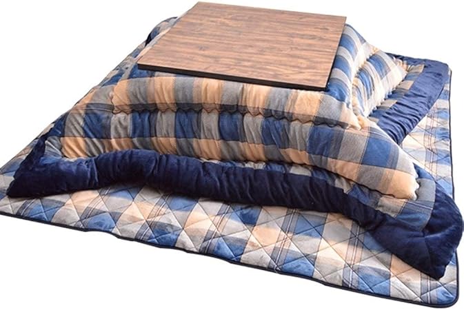 Table Kotatsu Hiver Kotatsu Home Table Chauffante Multifonctionnel Salon Table De Loisirs Chat The Boisson Lecture Livre Table Tatami Color Blue Size 75 75 38cm Amazon Fr Cuisine Maison