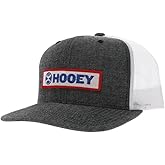 HOOEY Lockup Adjustable Snapback Hat - 6-Panel Breathable Mesh Baseball Cap, Trucker Hat for Men and Women