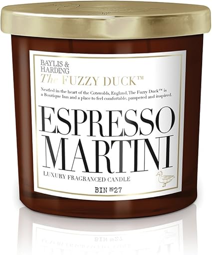 Baylis Harding Fuzzy Duck Cocktails Espresso Martini Luxury Double Wick Candle Amazon Co Uk Beauty