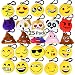 Dreampark Emoji Keychain Mini Cute Plush Pillows, Christmas / Birthday Party Supplies Party Favors for Kids, Carnival Prizes for Kids Shool Classroom Rewards 2" Set of 25