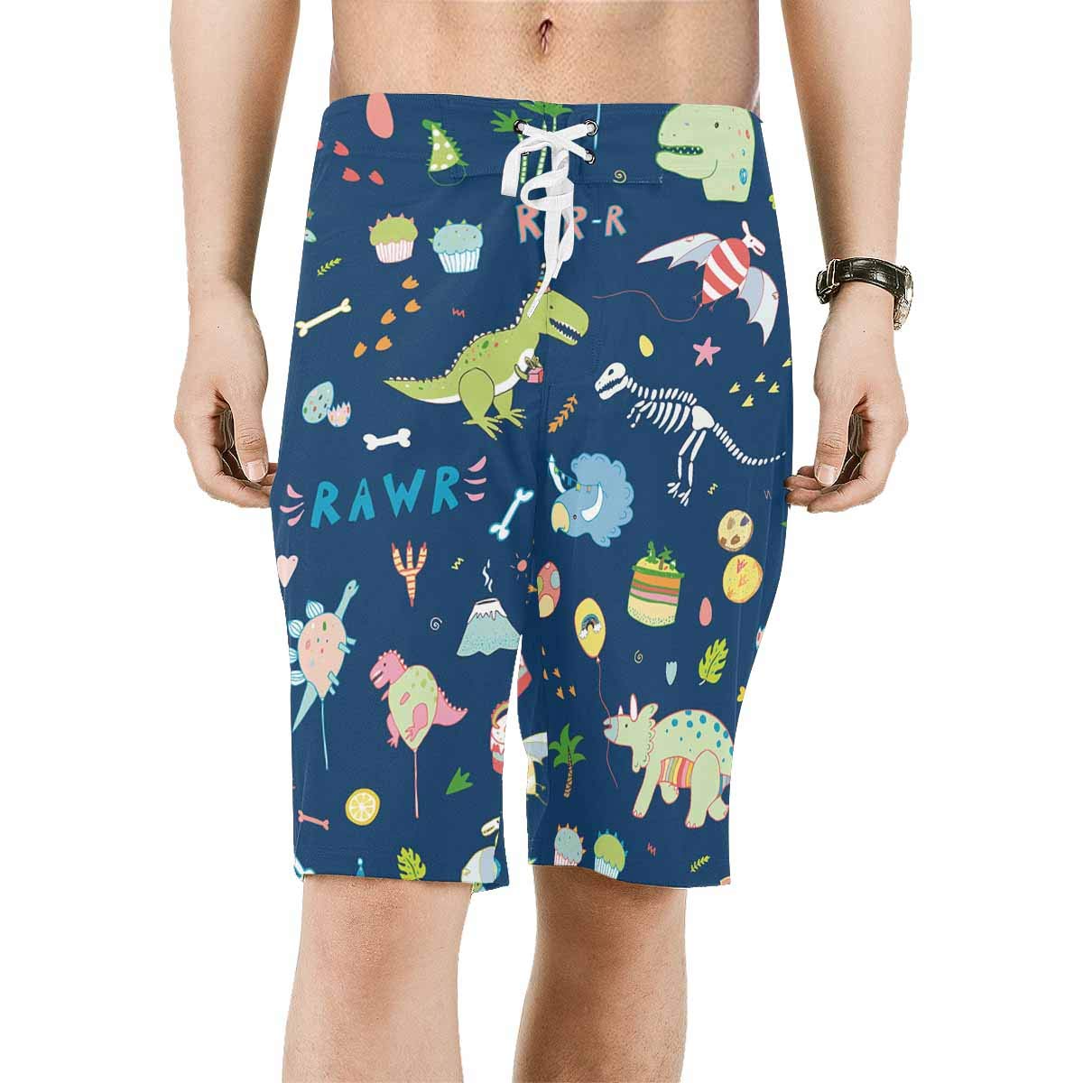 INTERESTPRINT Mens Printed Board Shorts 