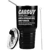 Onebttl Car Guy Gifts for Men Women - Car Lovers or enthusiast Gift - Gag Funny Travel Tumbler - 30oz Stainless Steel Tumbler Cup with Straw & Lid - Noun