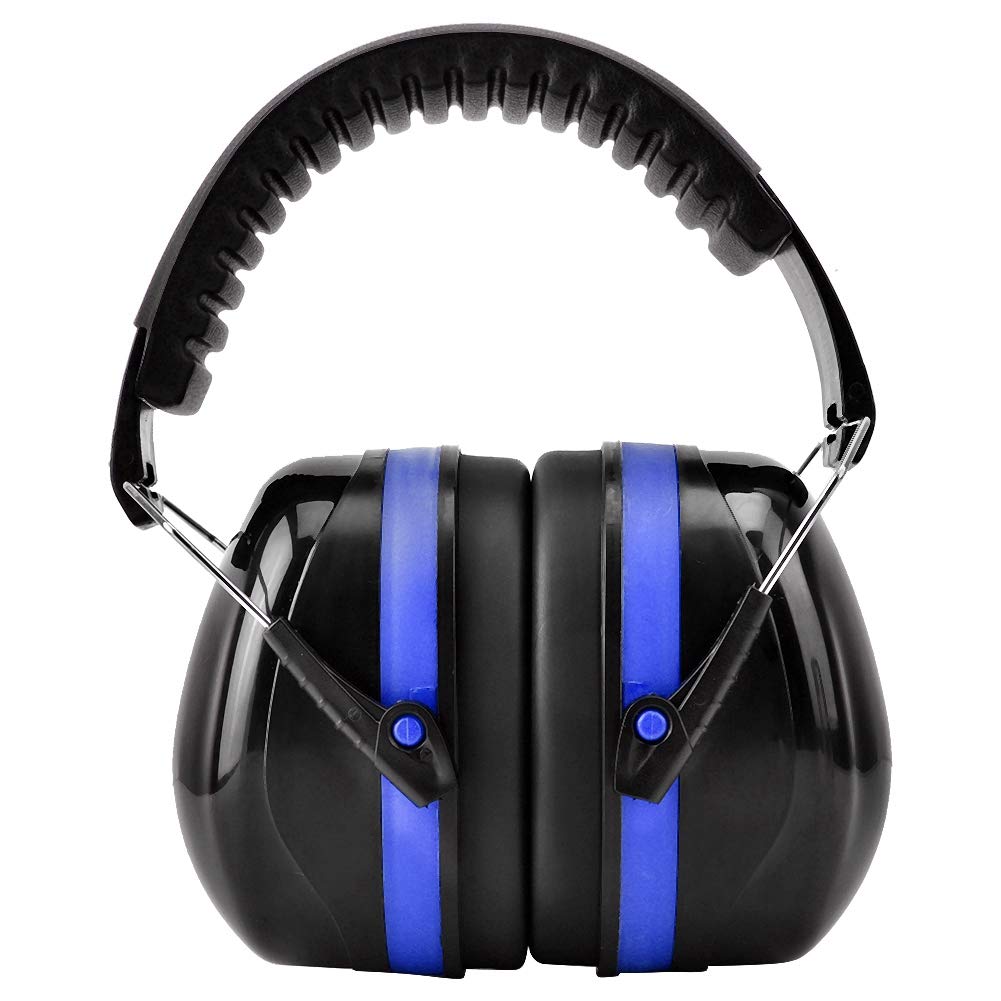 WNSC Noise Cancelling Headphones, Lightweight Ear Defenders for Sleep Studies, Work, Travel, Racing for Hearing Protection for and Adults (Blue)