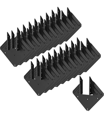 16Pcs Hurricane Ties For 2x4 & 2x6 Lumber - 14-Gauge Steel Connectors