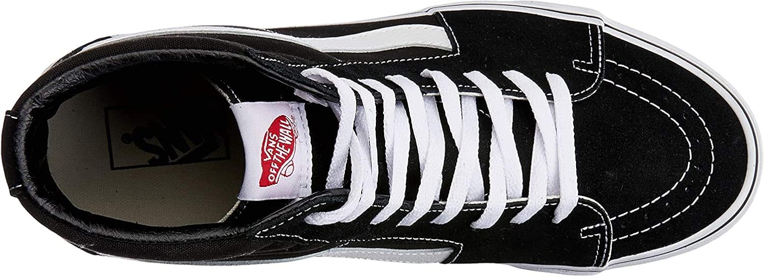  | VANS Sk8-Hi Unisex Casual High-Top Skate Shoes, Comfortable and Durable in Signature Waffle Rubber Sole | Skateboarding