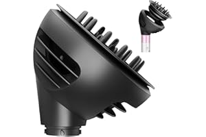LIWOOWE Wave Curl Diffuser for Dyson Airwrap, Two Airflow Dome or Diffuse Modes for Airwrap Styler HS01 HS05 HS08, Hair Diffuser Attachment for Curl Wave Hair