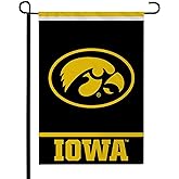 FANMATS 34973 Iowa Hawkeyes Standard Garden Flag 12"x18"